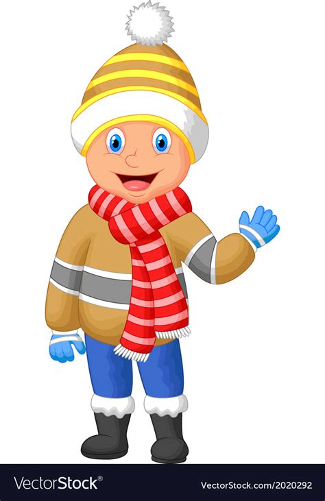 boy in winter clothes clipart|Boy Winter Clothes Images .